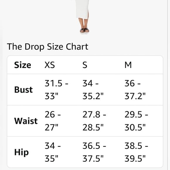 The Drop Women's Yasmin Rib Midi Sweater Tank Dress #623 - Picture 11 of 11